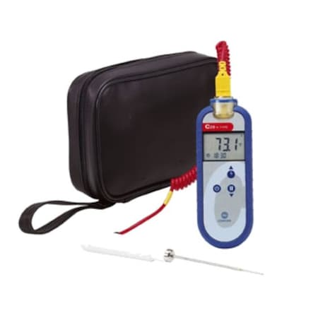 Thermometer , W/Probe,Case,C28